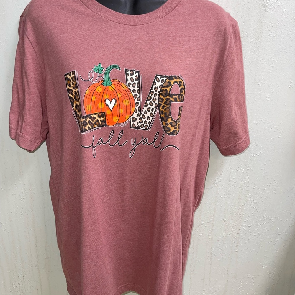 Love fall you’ll shirt.  Worn once for pumpkin patch pictures. - Picture 3 of 5